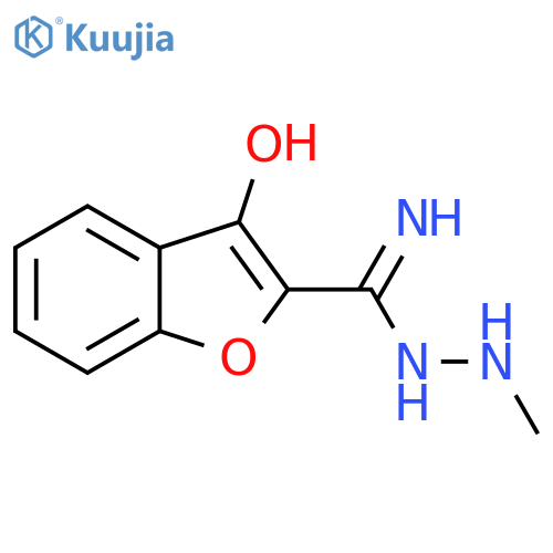 2-Benzofurancarboximidic acid, 3-hydroxy-, 2-methylhydrazide structure