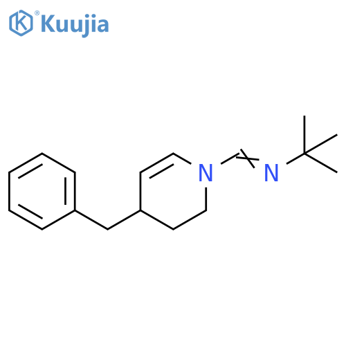 2-Propanamine, N-[[3,4-dihydro-4-(phenylmethyl)-1(2H)-pyridinyl]methylene]-2-methyl- structure