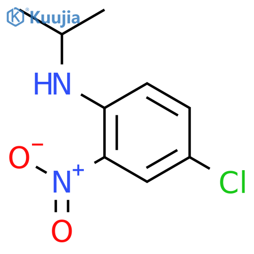 Benzenamine,4-chloro-N-(1-methylethyl)-2-nitro- structure
