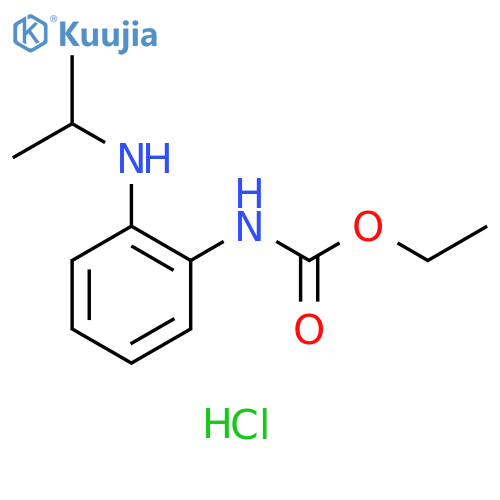 Carbamic acid, [2-[(1-methylethyl)amino]phenyl]-, ethyl ester, monohydrochloride (9CI) structure