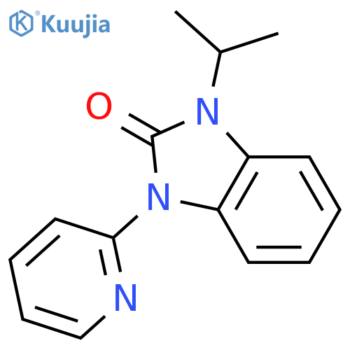 1-(1-methylethyl)-3-pyridin-2-yl-1,3-dihydro-2H-benzimidazol-2-one structure