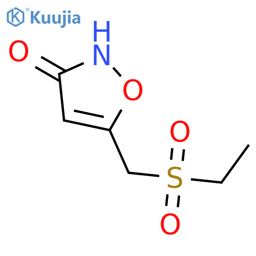 3(2H)-Isoxazolone, 5-[(ethylsulfonyl)methyl]- structure