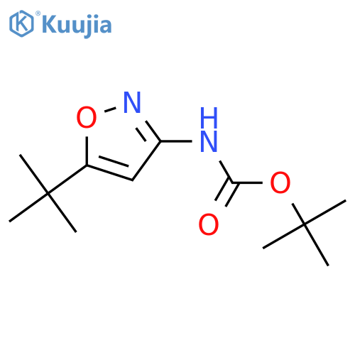 Tert-butyl 5-Tert-butylisoxazol-3-ylcarbamate structure