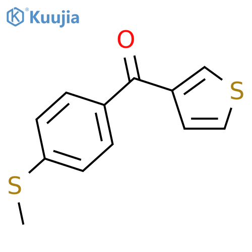 (4-methylsulfanylphenyl)-thiophen-3-ylmethanone structure