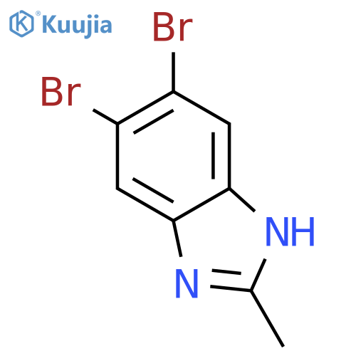 1H-Benzimidazole, 5,6-dibromo-2-methyl- structure