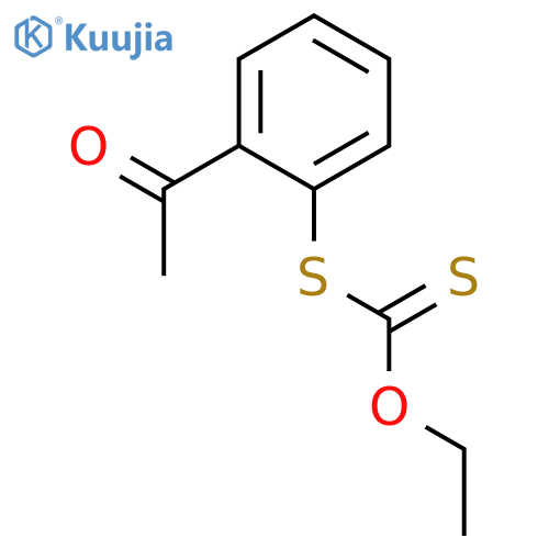CARBONODITHIOIC ACID, S-(2-ACETYLPHENYL) O-ETHYL ESTER structure