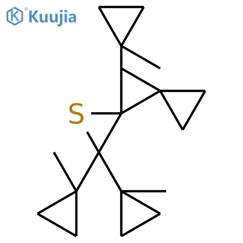 Thiirane, tetrakis(1-methylcyclopropyl)- structure