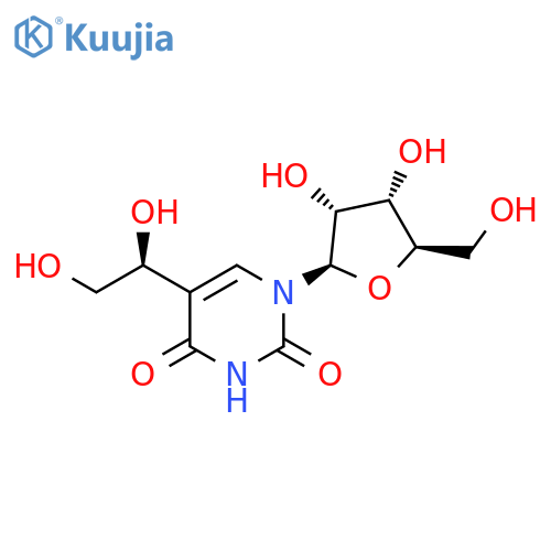 Uridine, 5-(1,2-dihydroxyethyl)-, (S)- structure