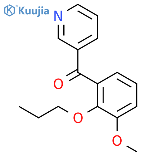 Methanone, (3-methoxy-2-propoxyphenyl)-3-pyridinyl- structure