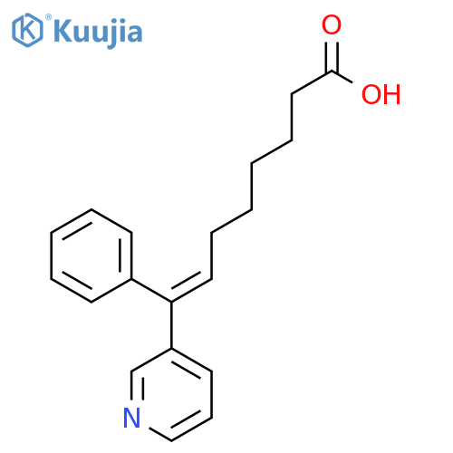 7-Octenoic acid, 8-phenyl-8-(3-pyridinyl)-, (E)- structure