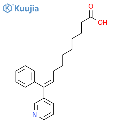 9-Decenoic acid, 10-phenyl-10-(3-pyridinyl)-, (E)- structure
