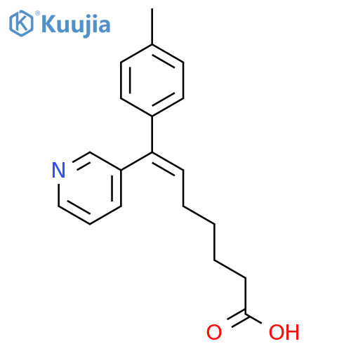 6-Heptenoic acid, 7-(4-methylphenyl)-7-(3-pyridinyl)-, (Z)- structure