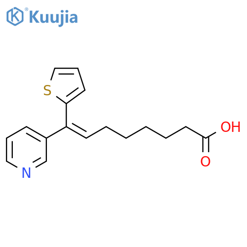 7-Octenoic acid, 8-(3-pyridinyl)-8-(2-thienyl)-, (Z)- structure