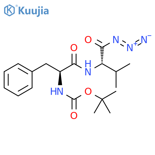 L-Valyl azide, N-[N-[(1,1-dimethylethoxy)carbonyl]-L-phenylalanyl]- structure