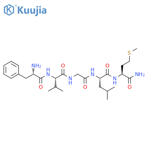 L-Methioninamide, L-phenylalanyl-L-valylglycyl-L-leucyl- structure