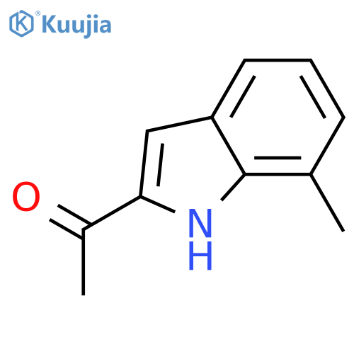 Ethanone, 1-(7-methyl-1H-indol-2-yl)- structure
