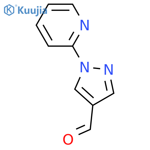 1-(pyridin-2-yl)-1H-pyrazole-4-carbaldehyde structure