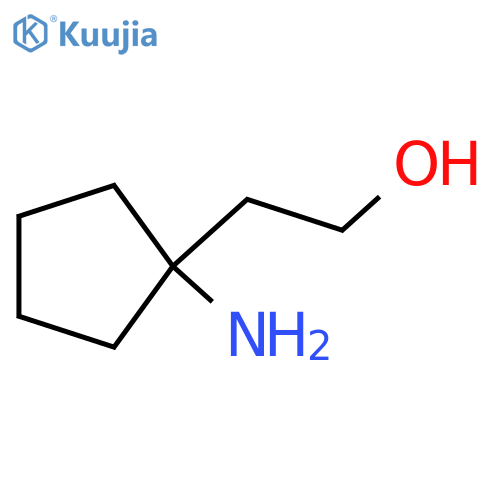 2-(1-aminocyclopentyl)ethan-1-ol structure
