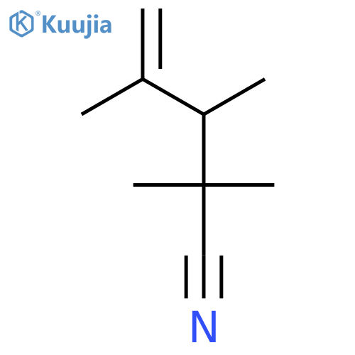 4-Pentenenitrile, 2,2,3,4-tetramethyl- structure