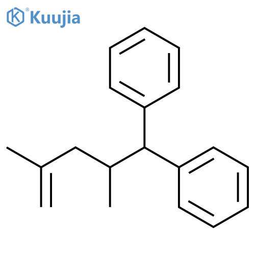 Benzene, 1,1'-(2,4-dimethyl-4-pentenylidene)bis- structure