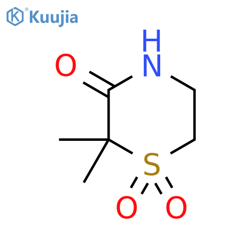 2,2-Dimethylthiomorpholin-3-one 1,1-dioxide structure