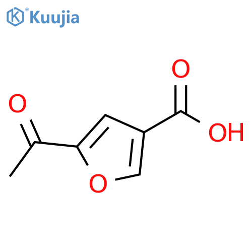 5-acetylfuran-3-carboxylic acid structure