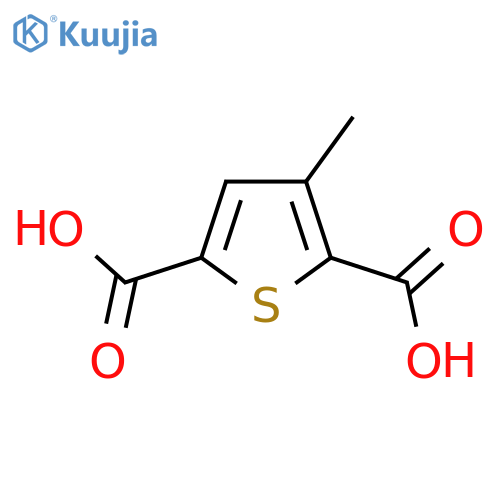 3-methyl-2,5-Thiophenedicarboxylic acid structure
