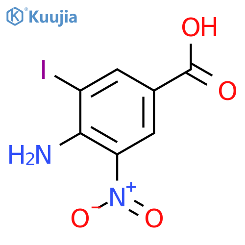 4-amino-3-iodo-5-nitrobenzoic acid structure