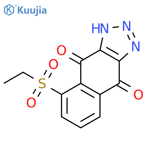 1H-Naphtho[2,3-d]triazole-4,9-dione, 5-(ethylsulfonyl)- structure