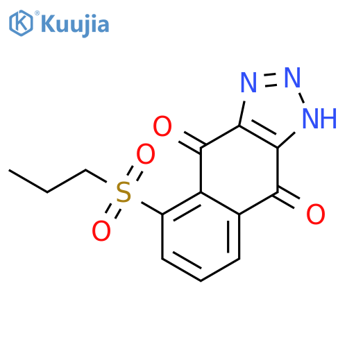 1H-Naphtho[2,3-d]triazole-4,9-dione, 5-(propylsulfonyl)- structure