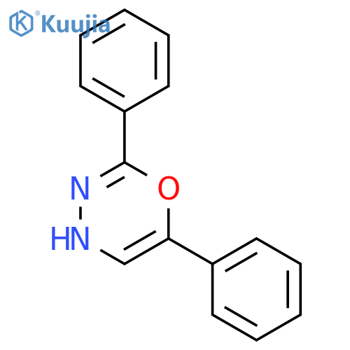 4H-1,3,4-Oxadiazine, 2,6-diphenyl- structure