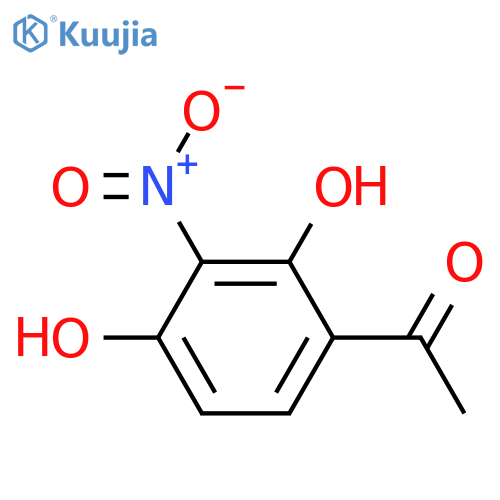 1-(2,4-dihydroxy-3-nitro-phenyl)ethanone structure