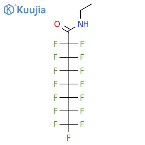 Octanamide, N-ethyl-2,2,3,3,4,4,5,5,6,6,7,7,8,8,8-pentadecafluoro- structure