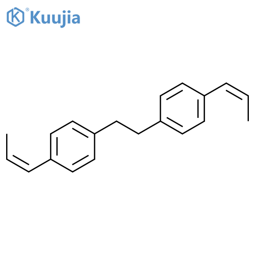 Benzene, 1,1'-(1,2-ethanediyl)bis[4-(1-propenyl)-, (Z,Z)- structure