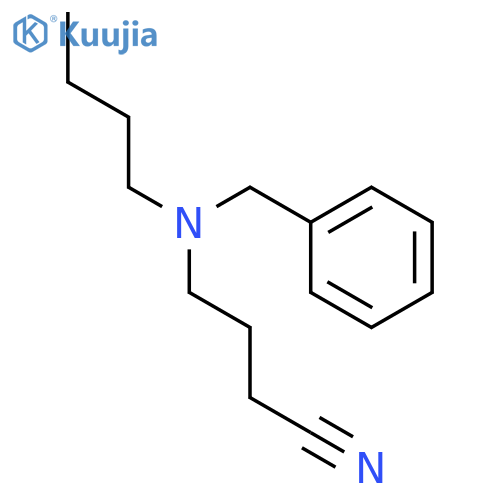 Butanenitrile, 4-[butyl(phenylmethyl)amino]- structure