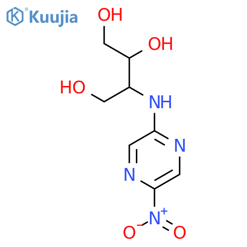 3-[(5-nitro-2-pyrazinyl)amino]-1,2,4-Butanetriol structure