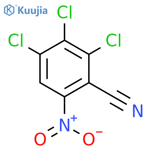 2,3,4-Trichloro-6-nitrobenzonitrile structure