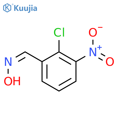 Benzaldehyde,2-chloro-3-nitro-, oxime structure