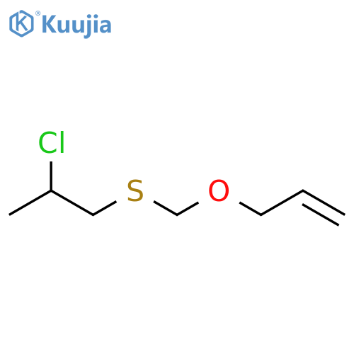 1-Propene, 3-[[(2-chloropropyl)thio]methoxy]- structure