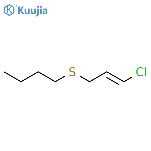 Butane, 1-[(3-chloro-2-propenyl)thio]- structure