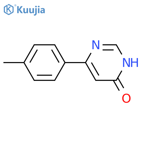 6-(4-Methylphenyl)pyrimidin-4-ol structure