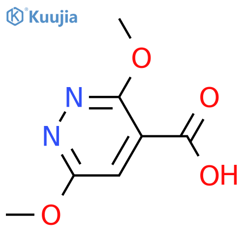 3,6-Dimethoxypyridazine-4-carboxylic acid structure