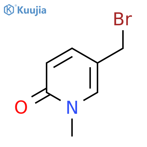 5-(Bromomethyl)-1-methylpyridin-2(1H)-one structure