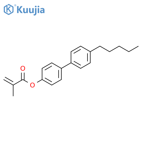 2-PROPENOIC ACID, 2-METHYL-, 4'-PENTYL[1,1'-BIPHENYL]-4-YL ESTER structure