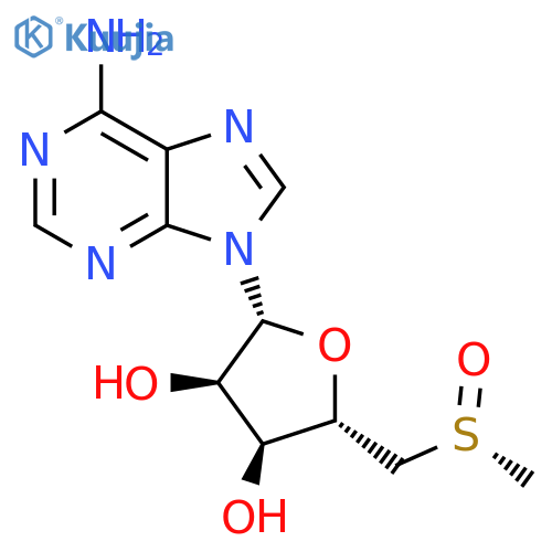 5'-Deoxy-5'-methylsulphinyladenosine structure