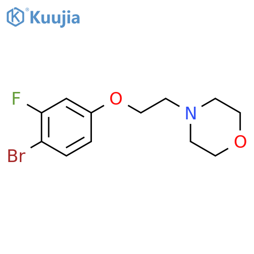 4-2-(4-Bromo-3-Fluorophenoxy)EthylMorpholine structure