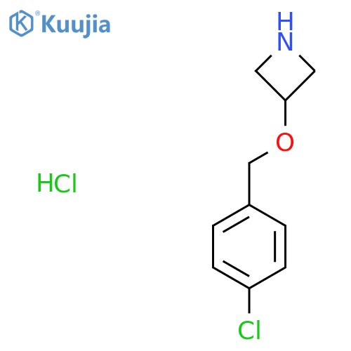 3-(4-chlorobenzyl)oxyazetidine hydrochloride structure