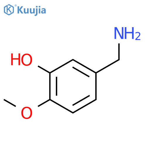 3-Hydroxy-4-methoxybenzylamine structure