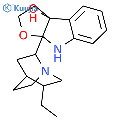 8a-(5-ethyl-1-azabicyclo[2.2.2]oct-2-yl)-2,3,8,8a-tetrahydro-3aH-furo[2,3-b]indol-3a-ol structure