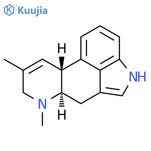 Ergoline, 8,9-didehydro-6,8-dimethyl- structure